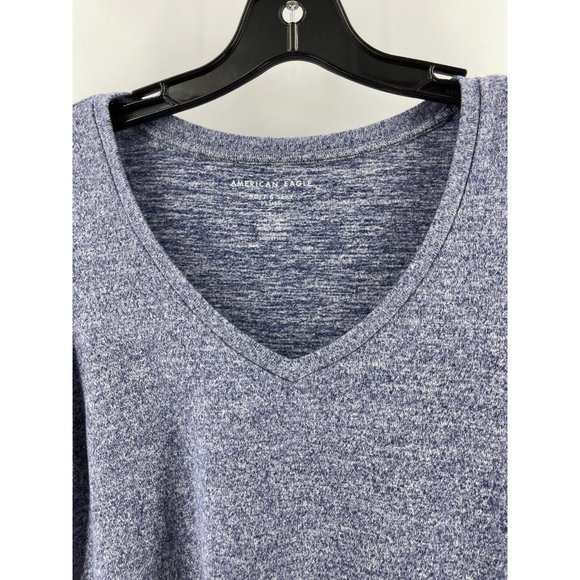 American Eagle Soft & Sexy Plush Women's Blue Long Sleeve Shirt Top Size Small - Picture 3 of 12